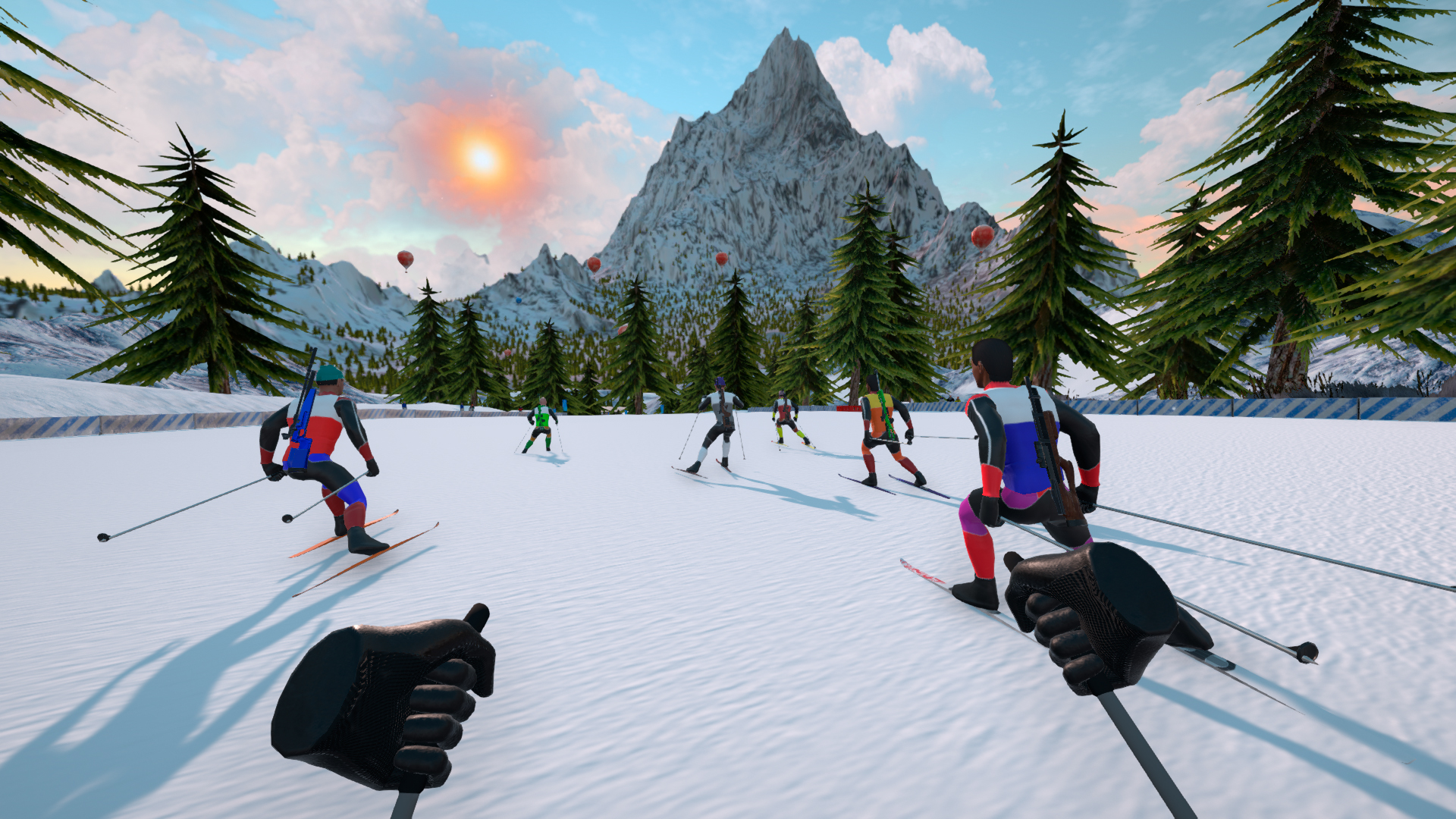 Ski adventure. Биатлон батл ВР. Fancy Skiing VR. Cross Country Skiing VR игра. Fancy Skiing VR Oculus Quest 2.